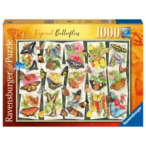 1000 pc Puzzle - Tropical Butterfly