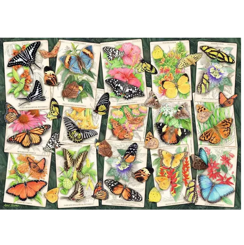 1000 pc Puzzle - Tropical Butterfly