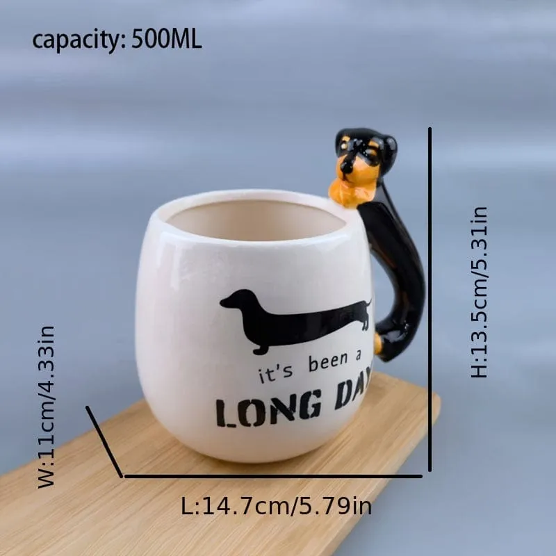 3D Dachshund Mug