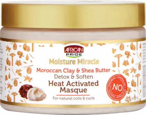 African Pride Moisture Miracle Moroccan Clay & Shea Butter Masque