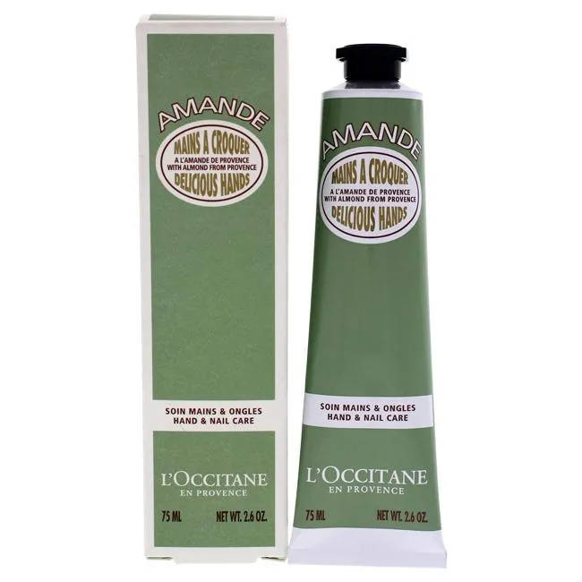 Almond Delicious Hands Cream by LOccitane for Unisex - 2.6 oz Cream