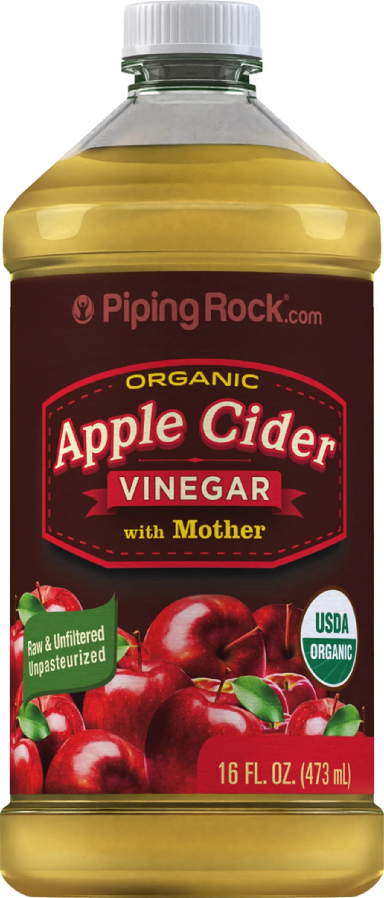 Apple Cider Vinegar w/Mother (Organic), 16 fl oz (473 mL) Bottle