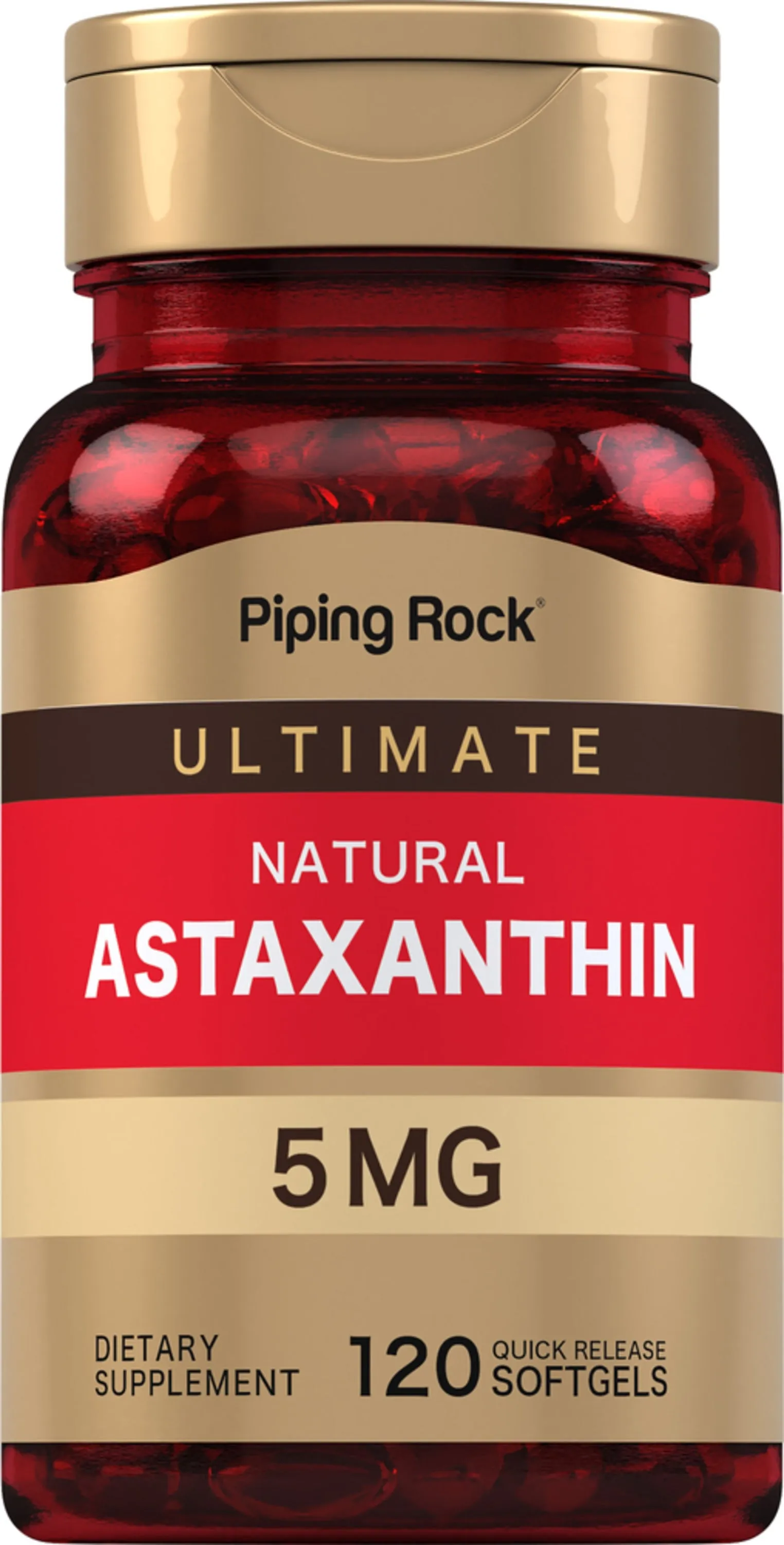 Astaxanthin, 5 mg, 120 Quick Release Softgels