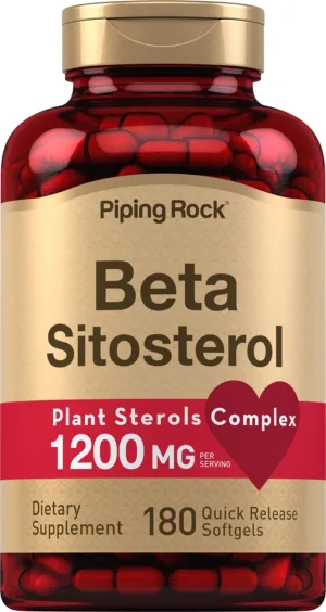 Beta Sitosterol, 1200 mg (per serving), 180 Quick Release Softgels