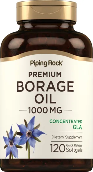 Borage Oil (GLA), 1000 mg, 120 Quick Release Softgels