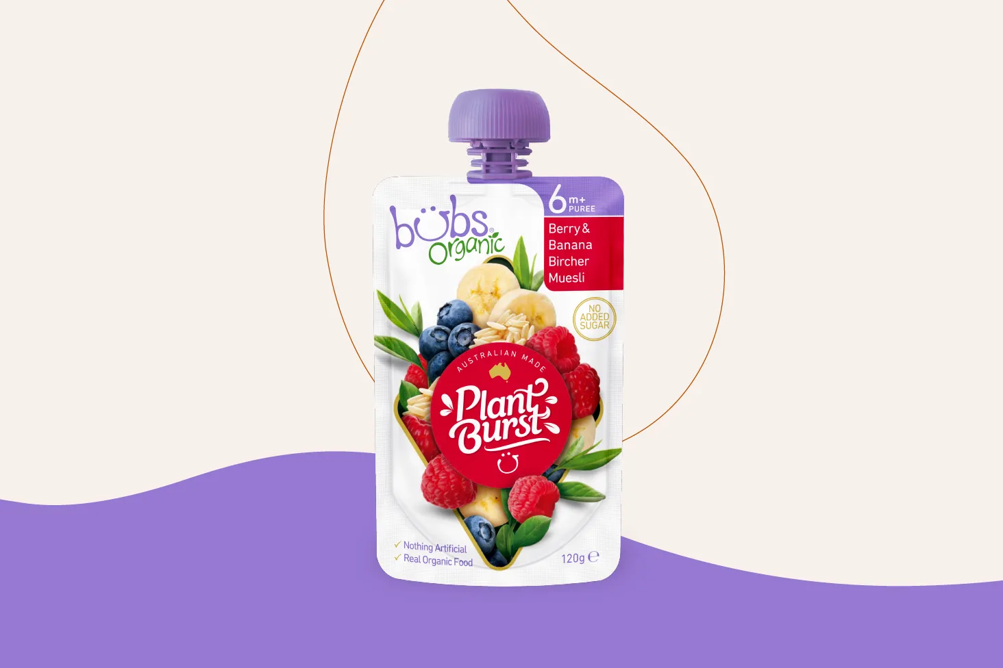 Bubs® Organic Berry and Banana Bircher Muesli