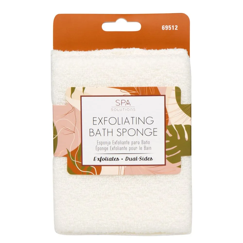 Cala Exfoliating Bath Sponge: Cream