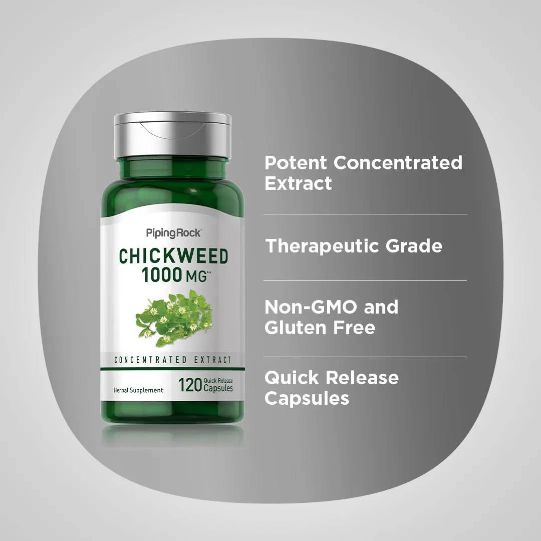 Chickweed, 1000 mg, 120 Quick Release Capsules