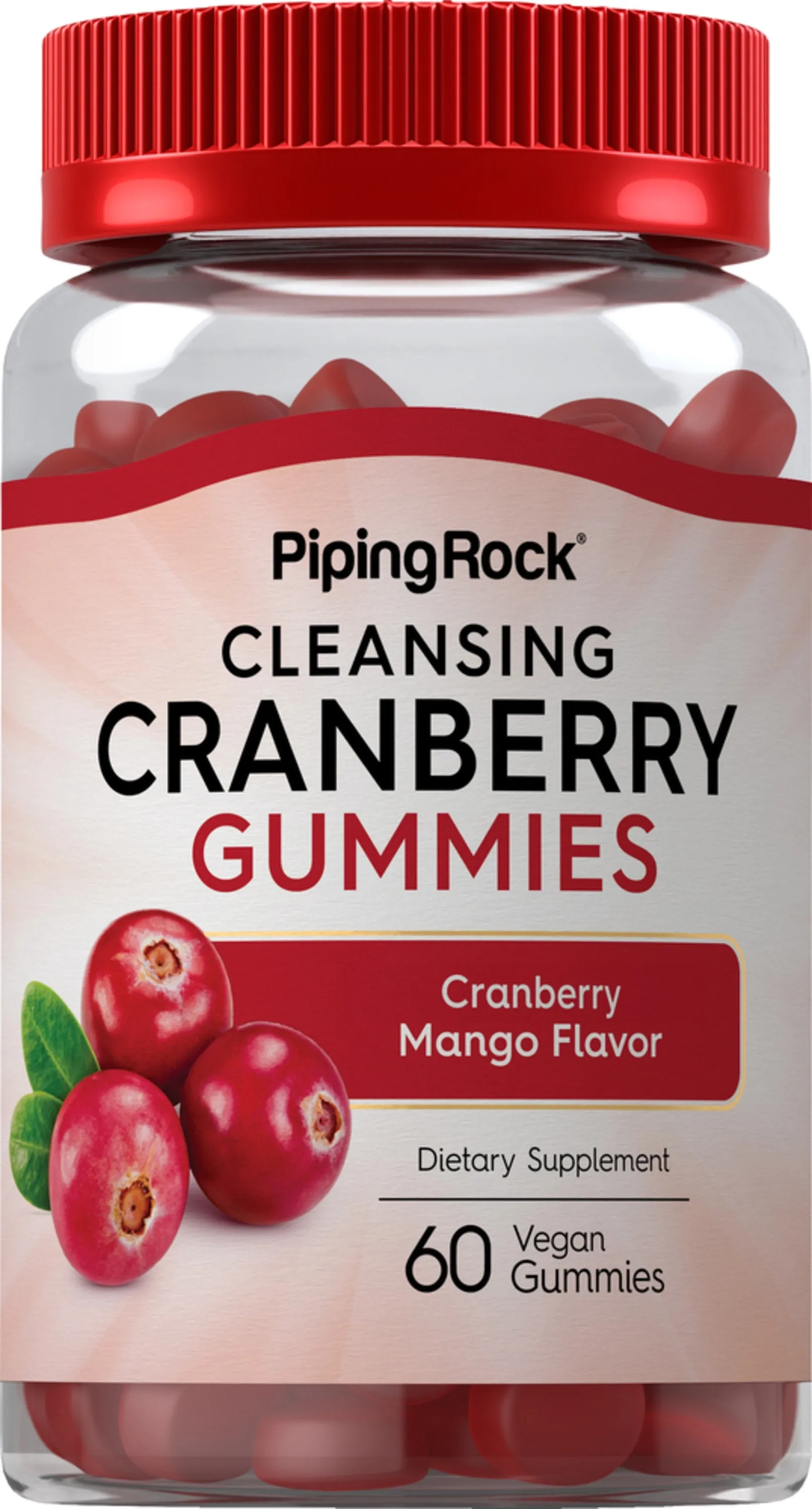 Cleansing Cranberry (Cranberry Mango), 60 Vegan Gummies