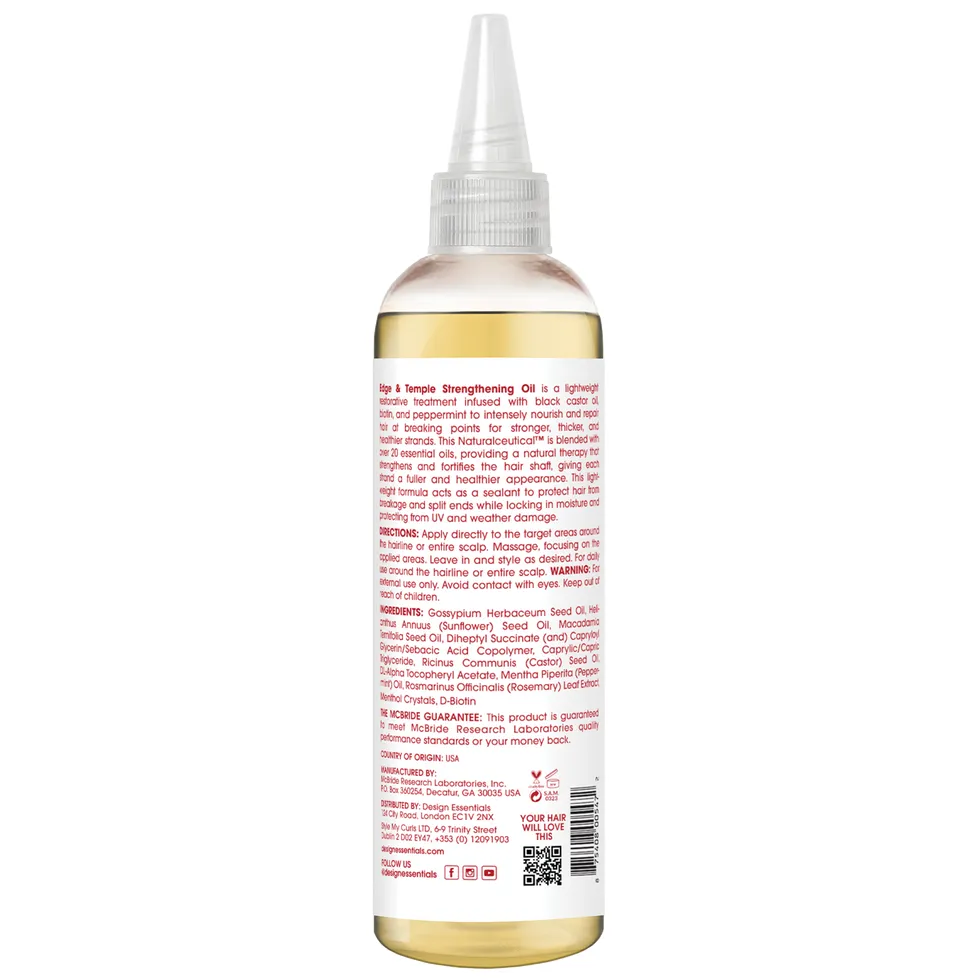 Design Essentials Edge & Temple Strengthening Oil 4 oz