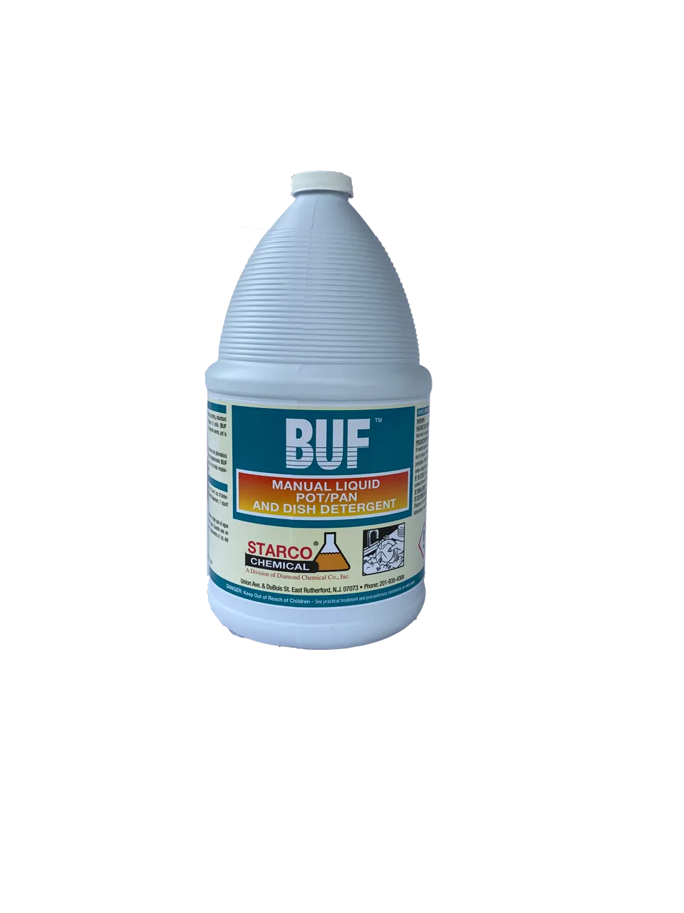 DISH/ Detergent/"BUF" Manual, Gallon-Food Service