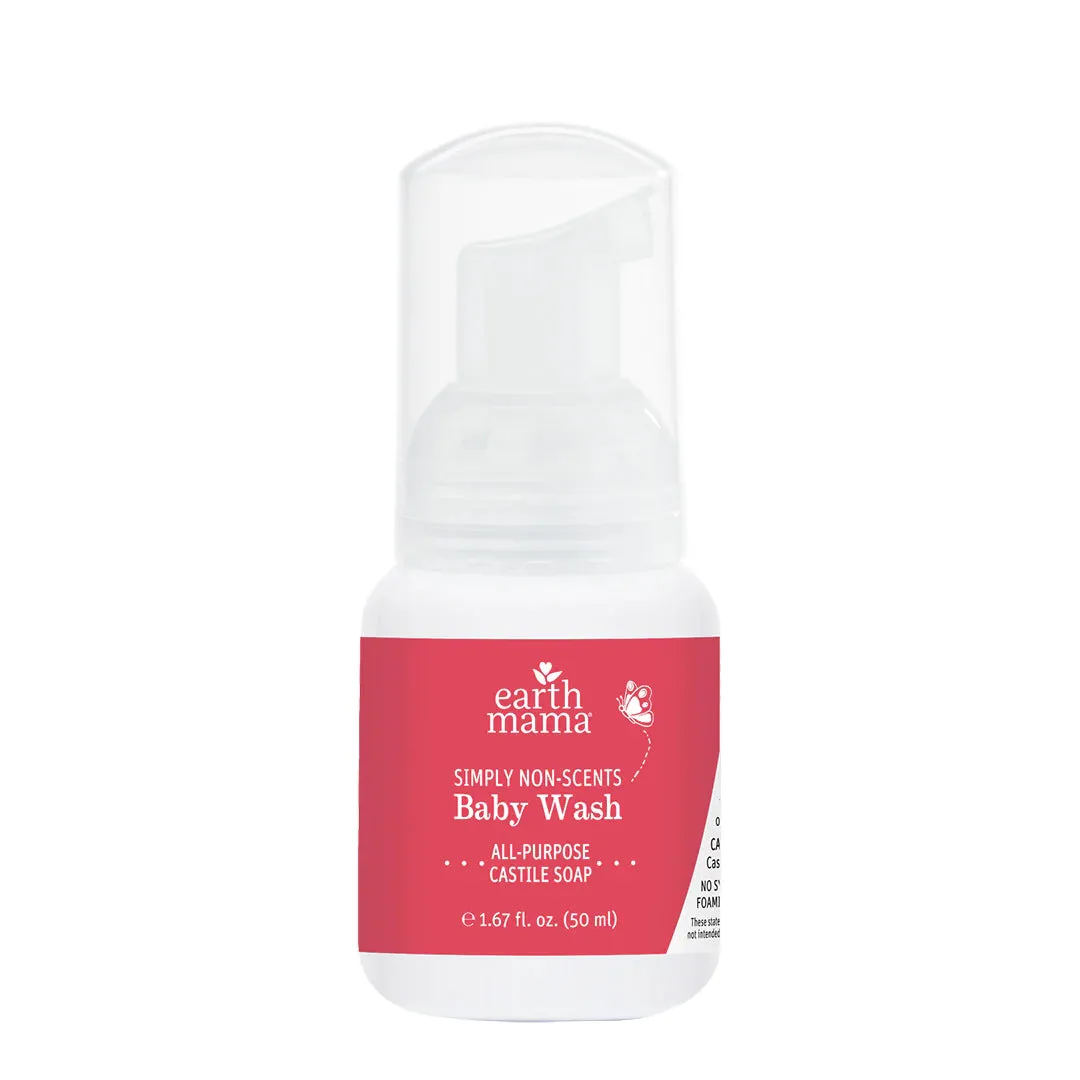 Earth Mama Organics Simply Non-Scents Castile Baby Hair & Body Wash