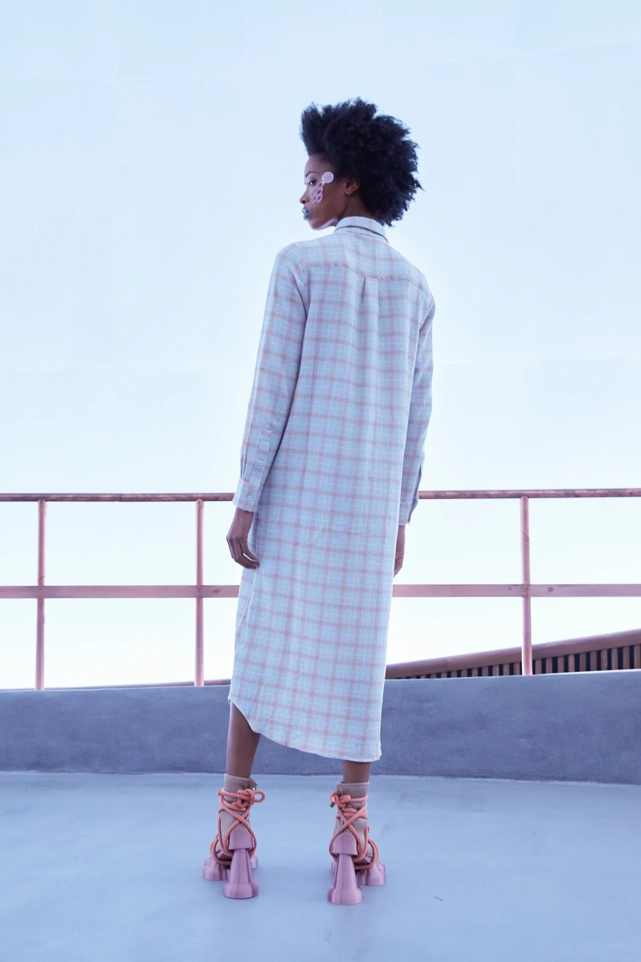 Everyday Shirtdress - Curry Checks