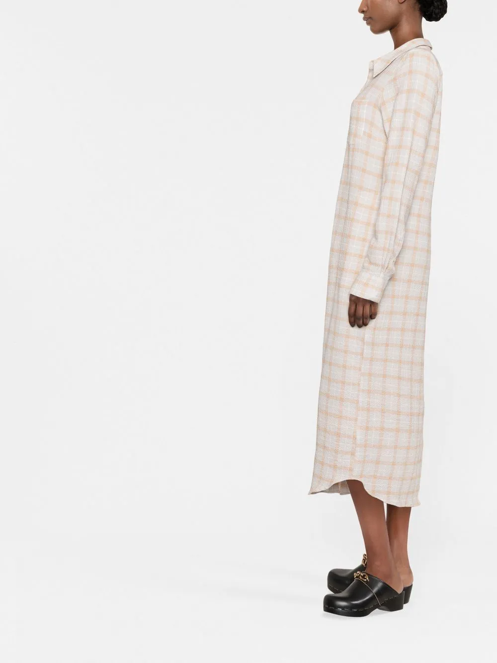 Everyday Shirtdress - Curry Checks