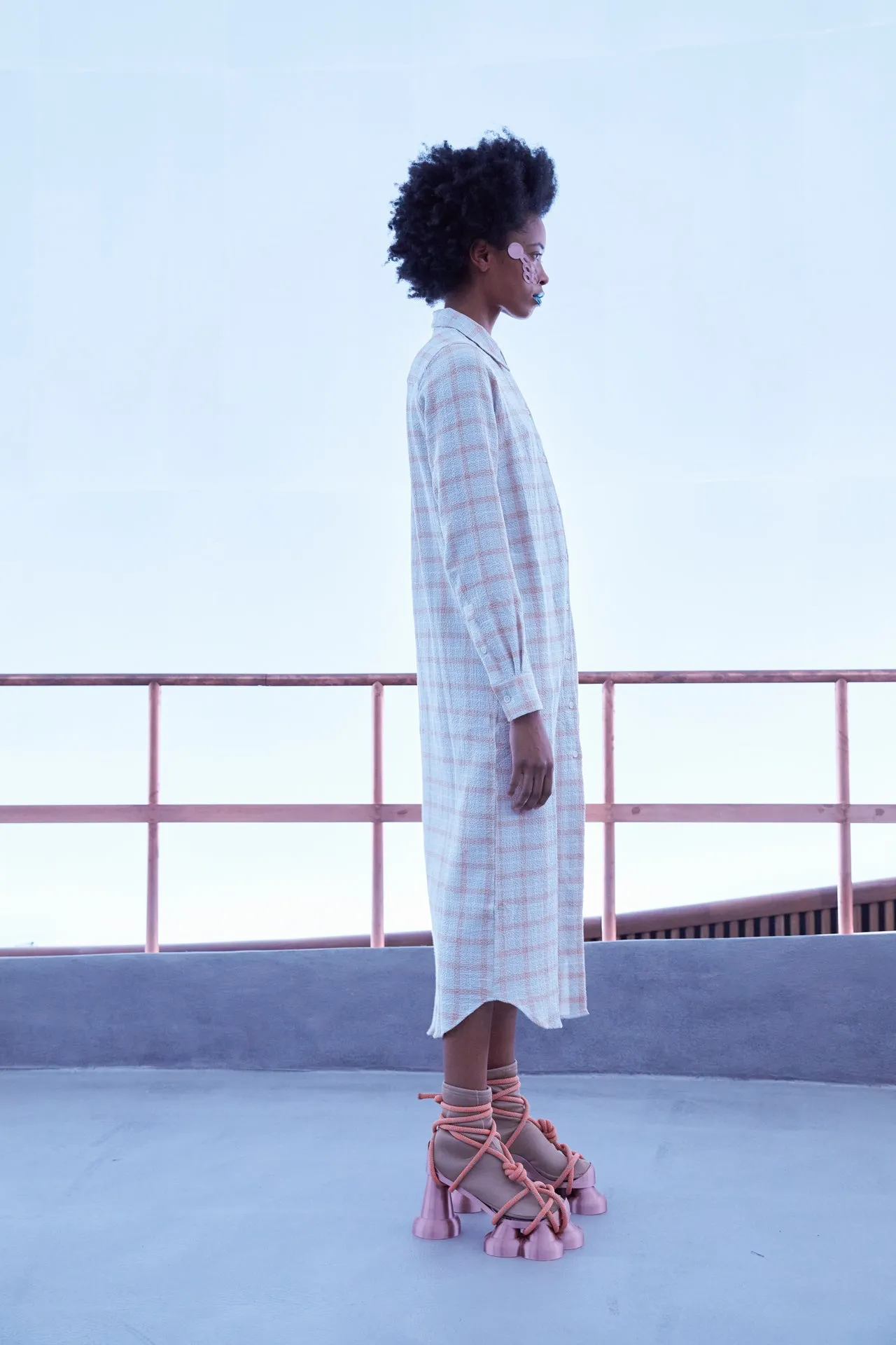 Everyday Shirtdress - Curry Checks