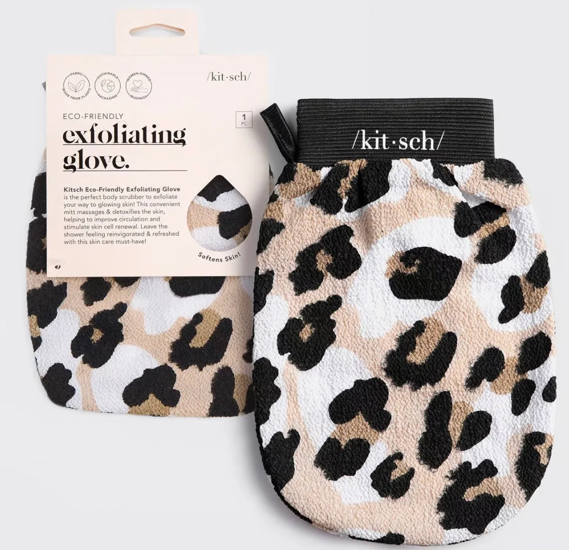 Exfoliating Glove - Leopard