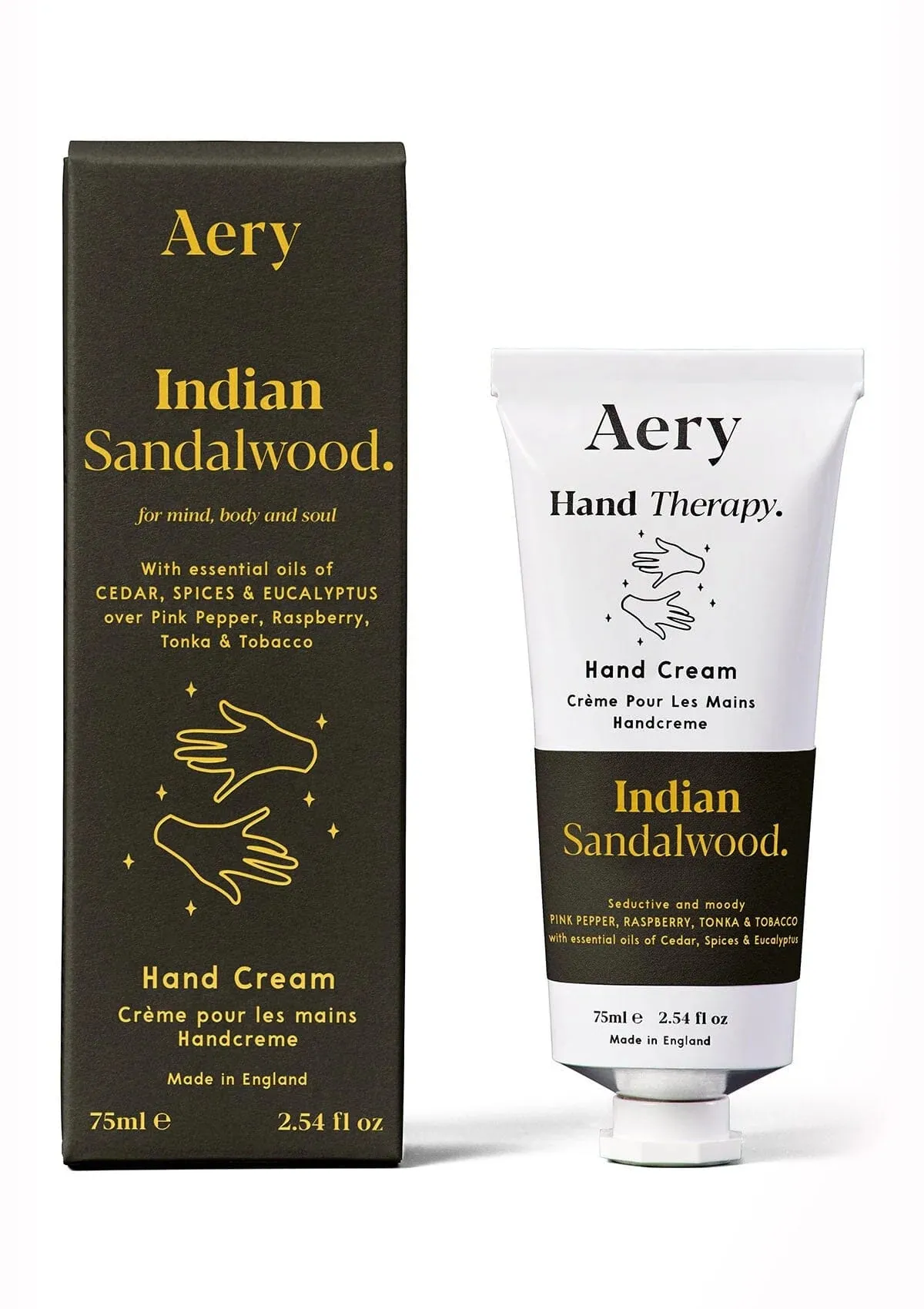 Indian Sandalwood Hand Cream - Pepper Raspberry And Tonka