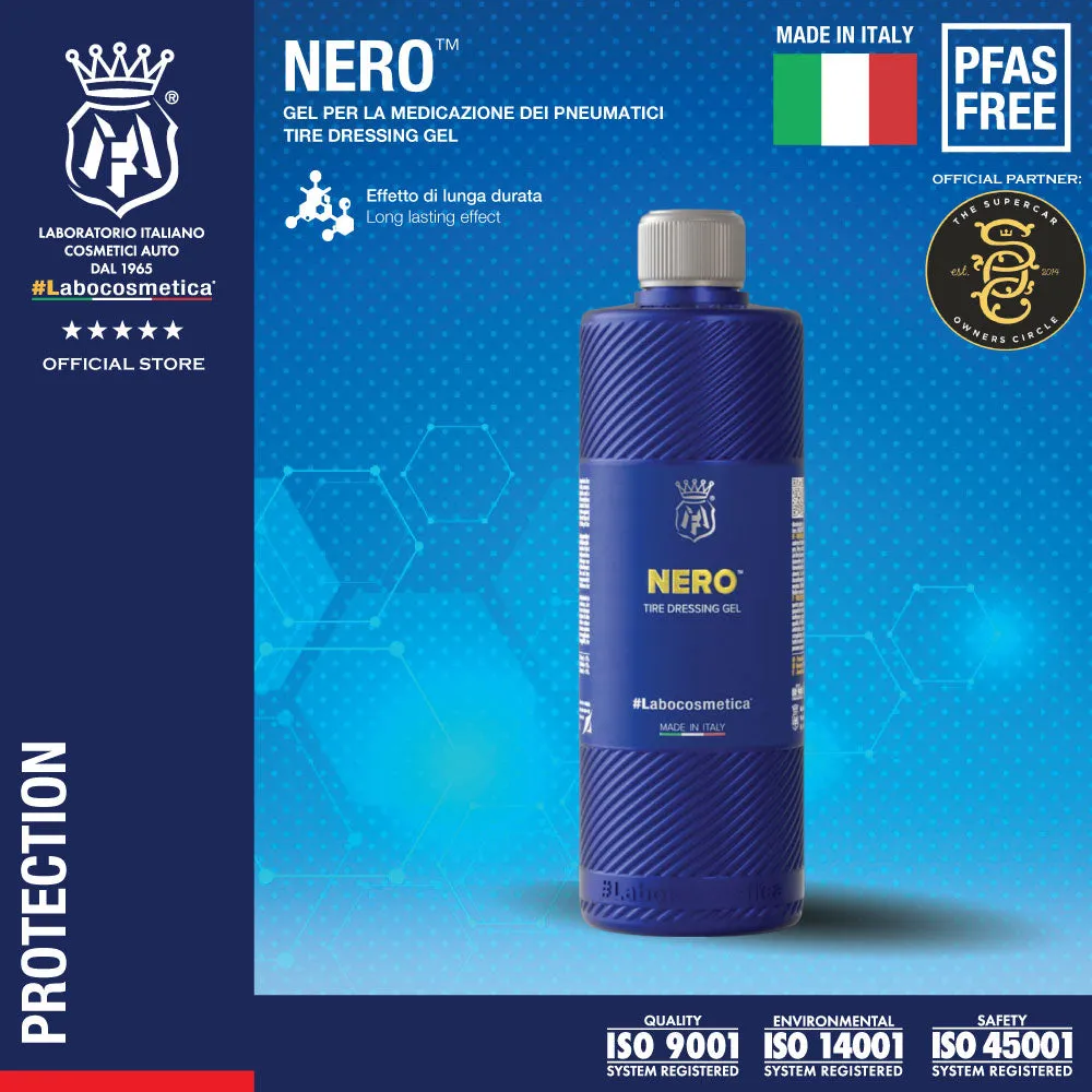 Labocosmetica NERO 500ml (Natural gloss black tire dressing gel)