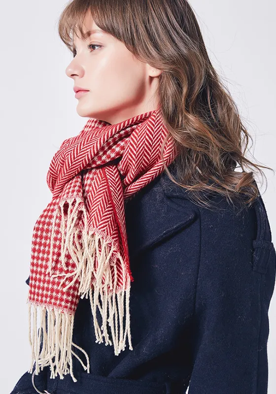 Long Tassel Foulard Scarf