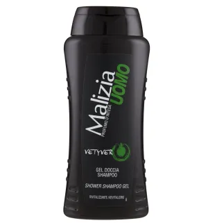 Malizia Uomo - Vetyver - Gel Doccia Shampoo