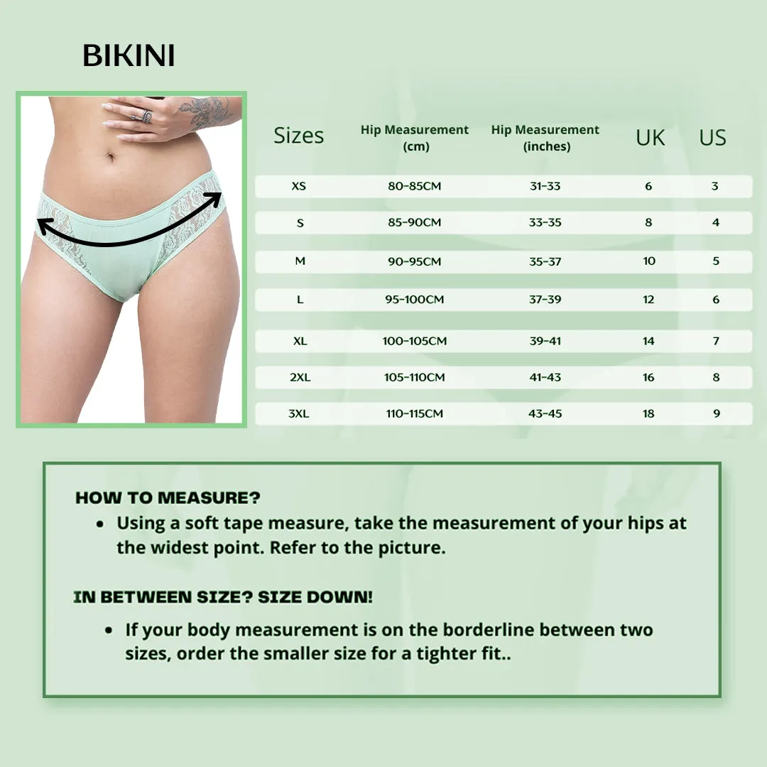 Organic everyday undies (bikini) (3pc)