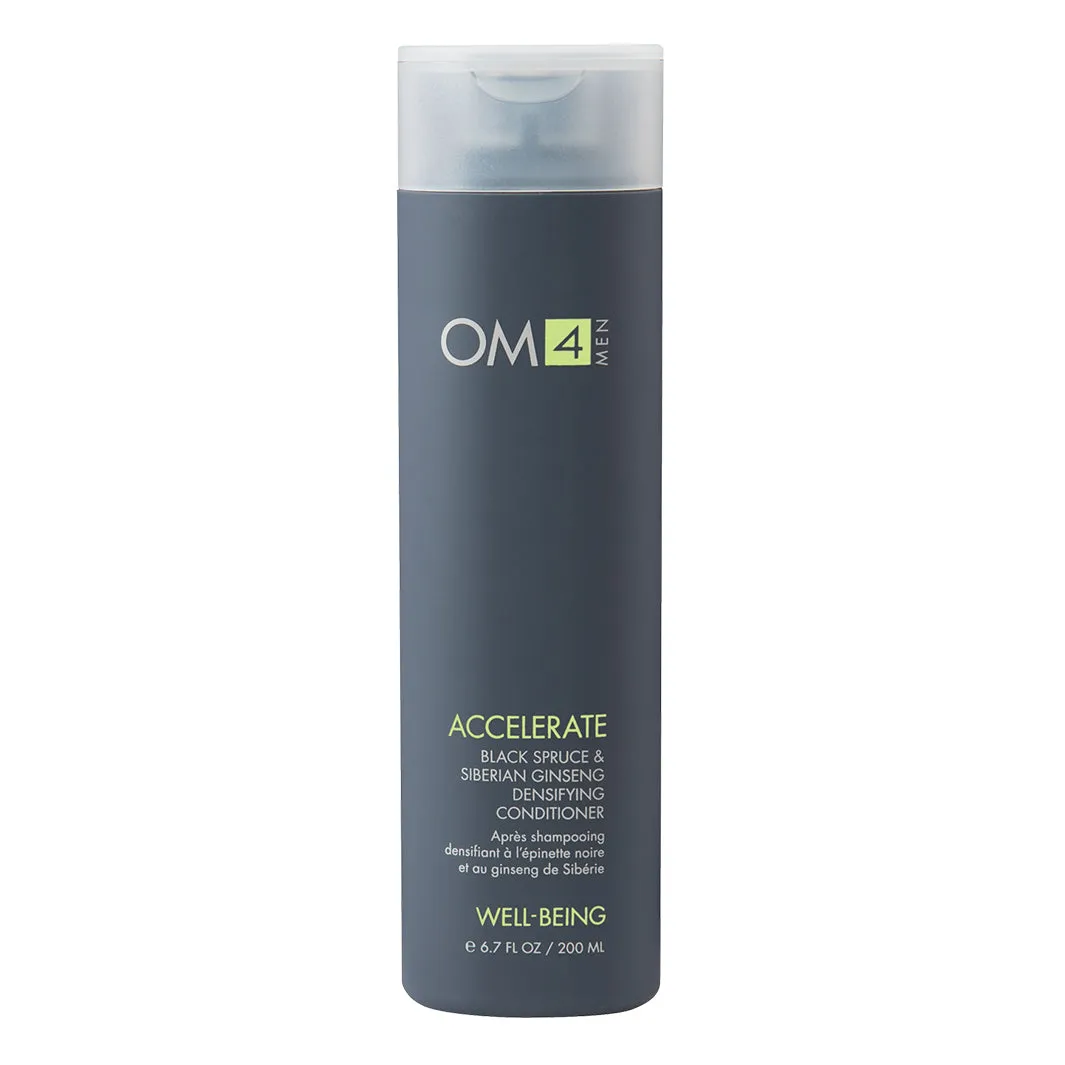 Organic Male OM4 Accelerate: Black Spruce & Siberian Ginseng Hair Densifying Conditioner