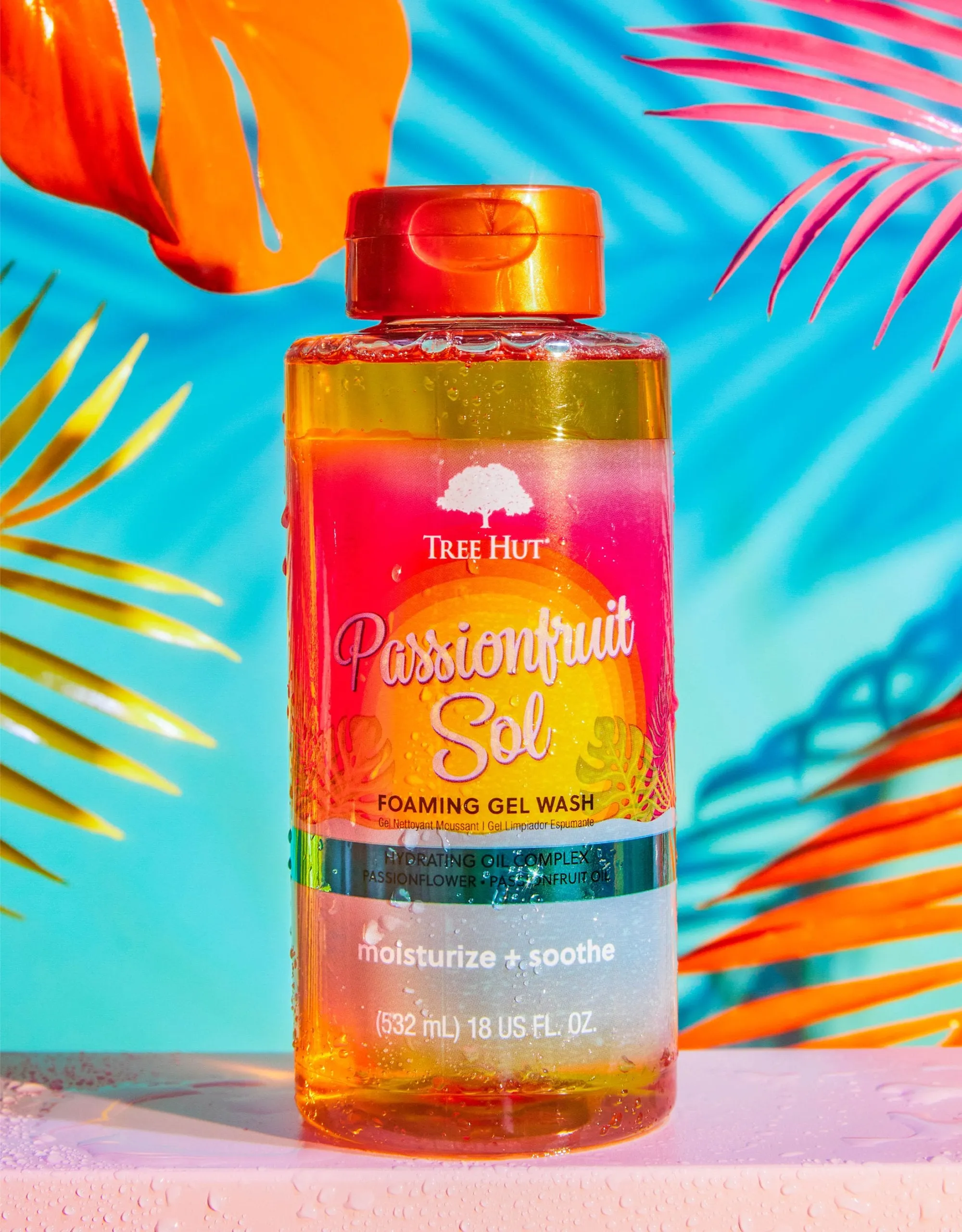 passionfruit sol foaming gel wash