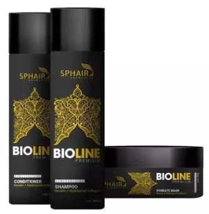 Professional Bioline Premium Home Care Hair Maintenance Kit 3 Products - Sphair