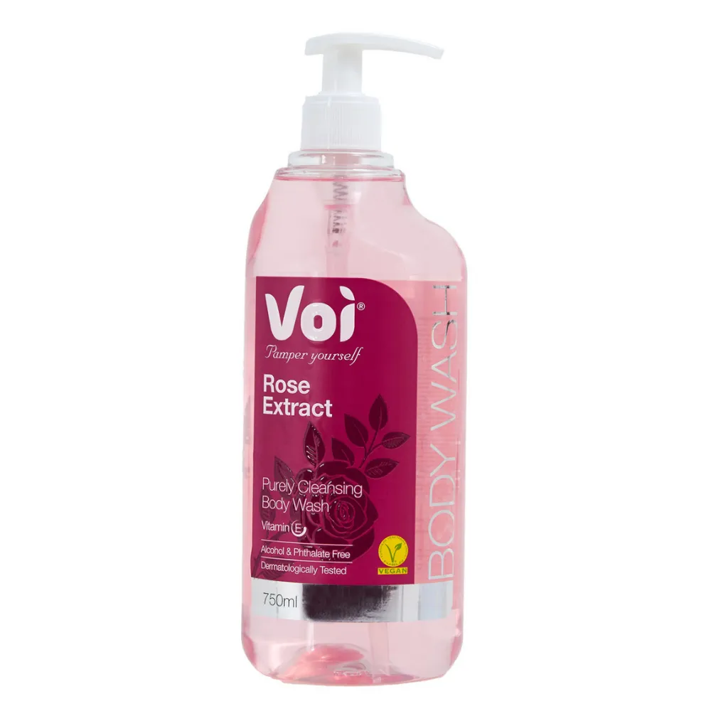 Voi Body Wash Rose Extract 750ml